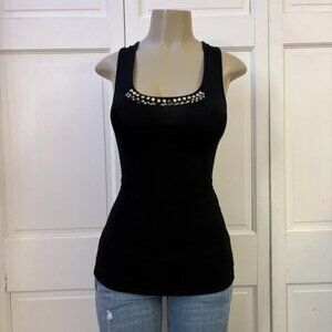 Y2K Bedazzled Neckline Tank Top